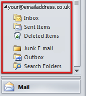 New POP3 Email Account in Outlook 2010