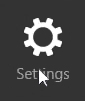 Windows 8 charms panel